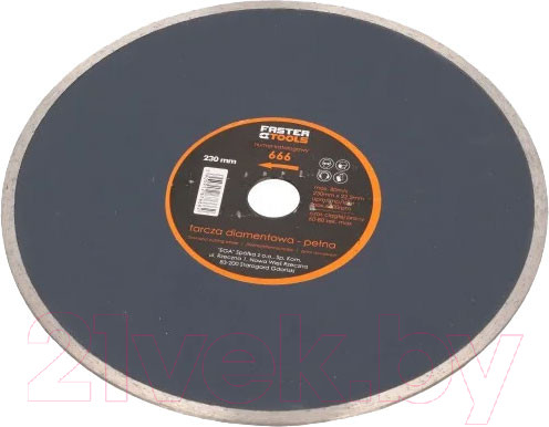 Изображение товара Отрезной диск алмазный Faster Tools 666