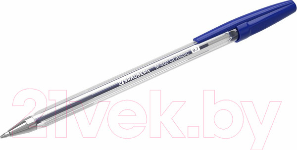 Изображение товара Набор шариковых ручек Brauberg M-500 / 143454 (10шт, синий)