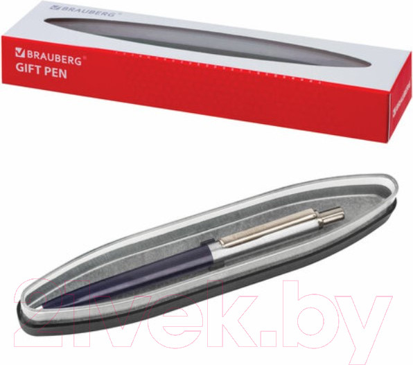 Изображение товара Ручка шариковая Brauberg Soprano / 143484 (синий)