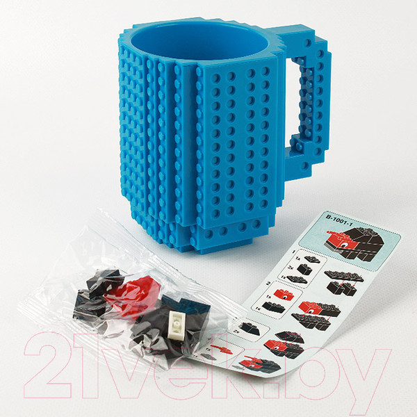 Изображение товара Кружка Darvish Конструктор / DV-H-1295-4 (400мл, синий)