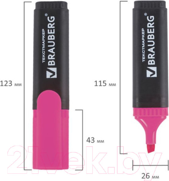 Изображение товара Набор маркеров Brauberg Contract / 150395 (3шт)