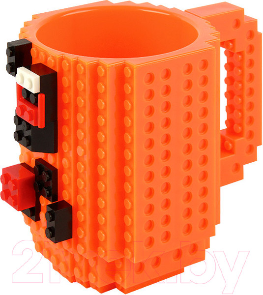 Изображение товара Кружка Darvish Конструктор / DV-H-1295-2 (400мл, оранжевый)