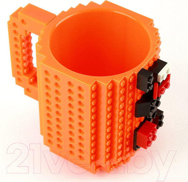 Изображение товара Кружка Darvish Конструктор / DV-H-1295-2 (400мл, оранжевый)