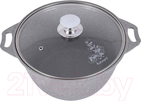Изображение товара Кастрюля Kukmara кмс22а (светлый мрамор)