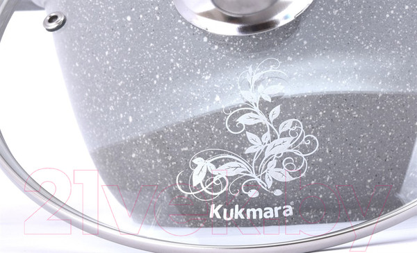 Изображение товара Кастрюля Kukmara кмс22а (светлый мрамор)