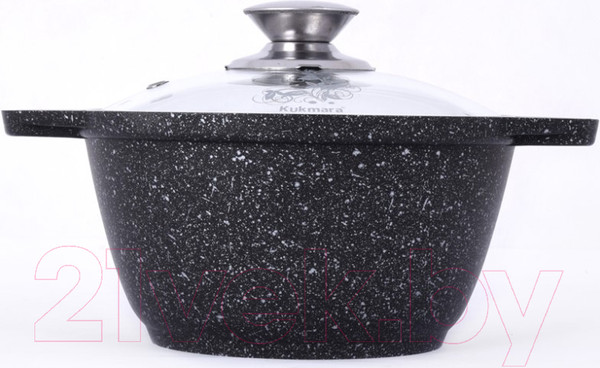 Изображение товара Кастрюля Kukmara кмт22а (темный мрамор)