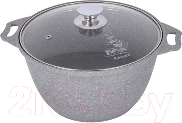 Изображение товара Кастрюля Kukmara кмс42а (светлый мрамор)
