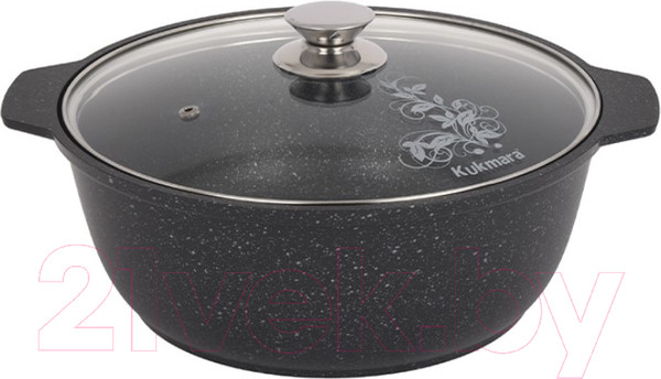 Изображение товара Жаровня Kukmara жмт42а (темный мрамор)