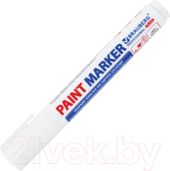 Изображение товара Маркер-краска Brauberg Professional Plus Extra / 151450 (белый)
