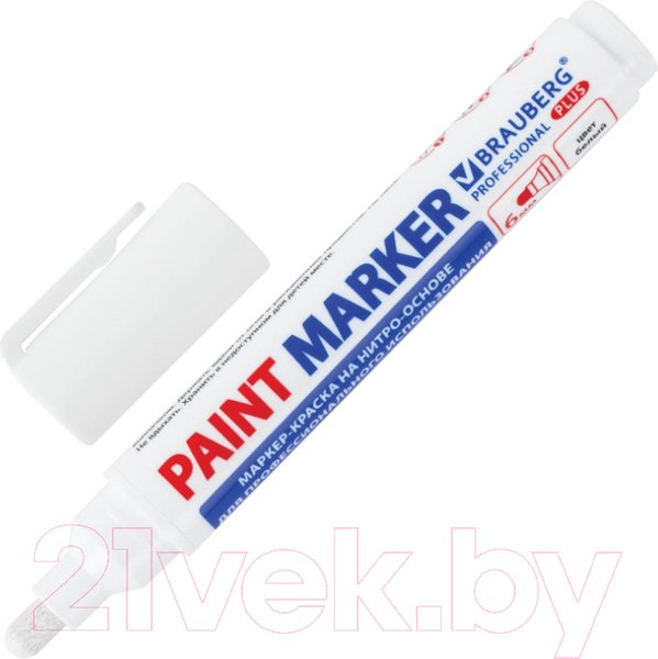 Изображение товара Маркер-краска Brauberg Professional Plus Extra / 151450 (белый)