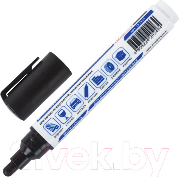 Изображение товара Маркер-краска Brauberg Professional Plus Extra / 151451 (черный)