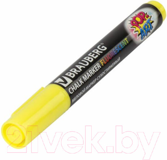 Изображение товара Маркер меловой Brauberg Pop-Art / 151528 (желтый)