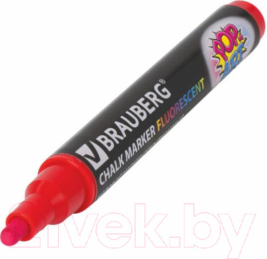 Изображение товара Маркер меловой Brauberg Pop-Art / 151529 (красный)