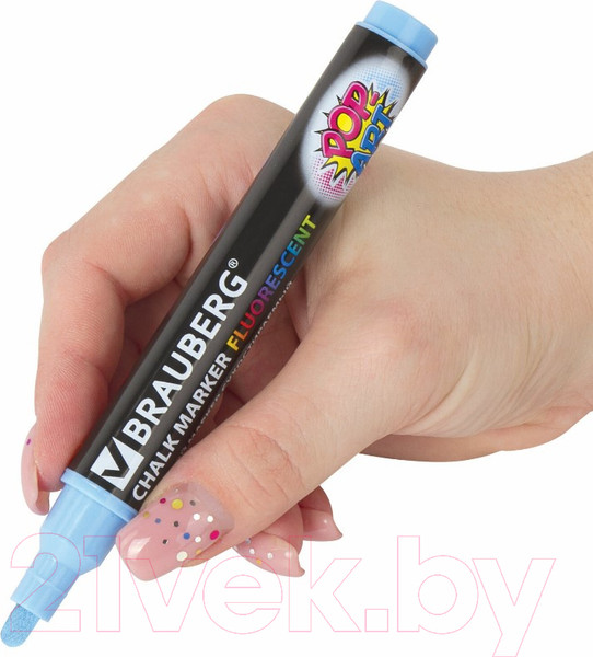 Изображение товара Маркер меловой Brauberg Pop-Art / 151533 (голубой)