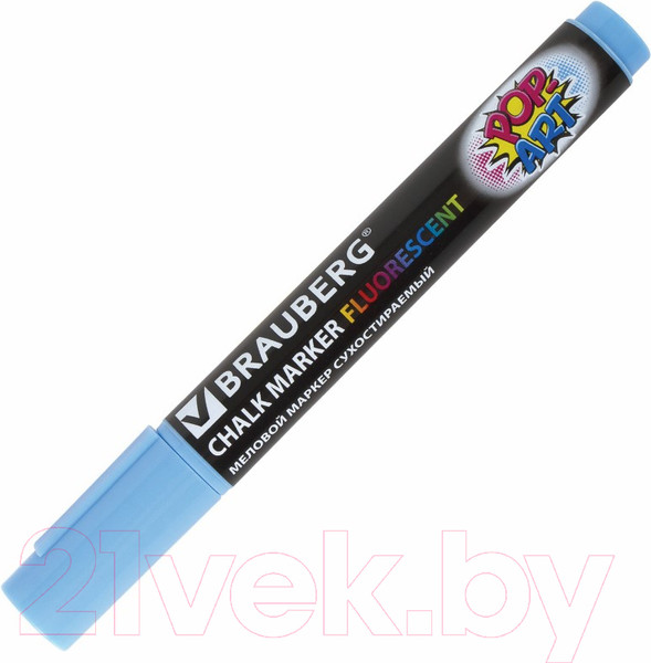 Изображение товара Маркер меловой Brauberg Pop-Art / 151533 (голубой)