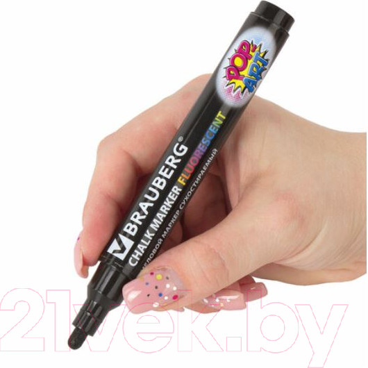 Изображение товара Маркер меловой Brauberg Pop-Art / 151534 (черный)