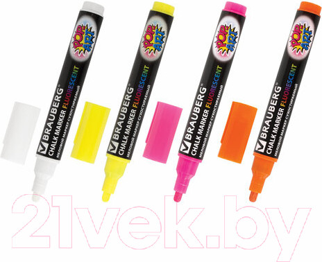 Изображение товара Набор маркеров Brauberg Pop-Art / 151535 (4шт)