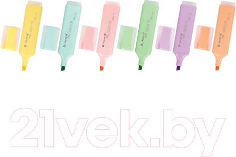 Изображение товара Набор маркеров Brauberg Original Pastel / 151698 (6шт)