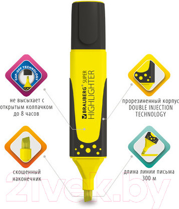 Изображение товара Набор маркеров Brauberg Super / 151746 (4шт)