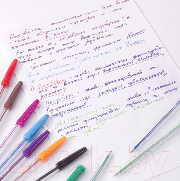 Изображение товара Набор шариковых ручек Brauberg Line / 141874 (10шт)