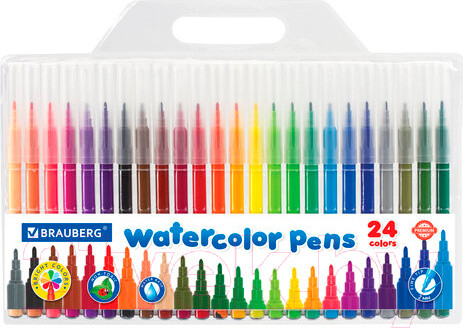 Изображение товара Фломастеры Brauberg Premium / 151936 (24шт)