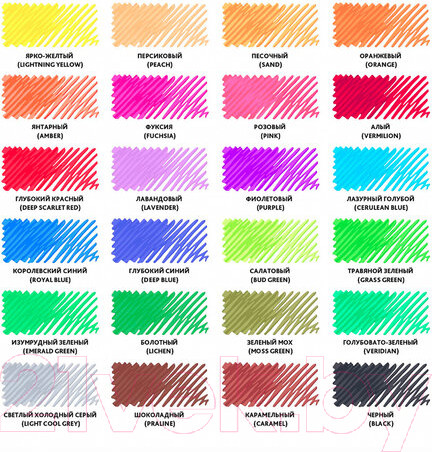 Изображение товара Фломастеры Brauberg Premium / 151936 (24шт)