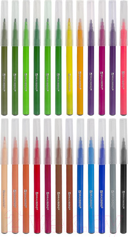 Изображение товара Фломастеры Brauberg Premium ультрасмываемые / 151940 (24шт)
