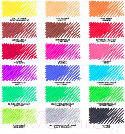 Изображение товара Фломастеры Brauberg Premium Корпус с печатью / 151943 (18шт)