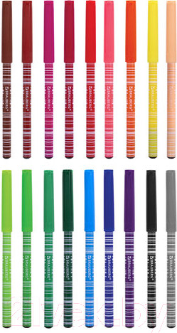 Изображение товара Фломастеры Brauberg Premium Корпус с печатью / 151943 (18шт)