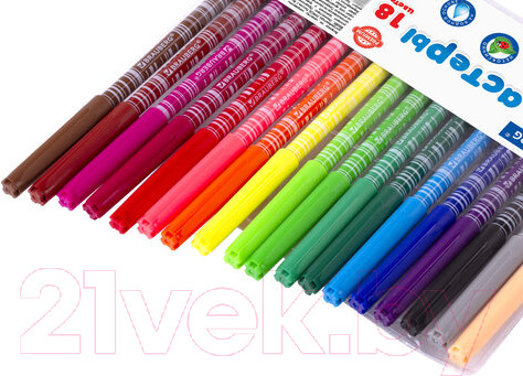 Изображение товара Фломастеры Brauberg Premium Корпус с печатью / 151943 (18шт)