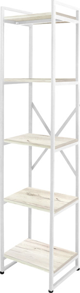 Изображение товара Стеллаж Millwood Neo Loft СН-2 Л (дуб белый Craft/металл белый)
