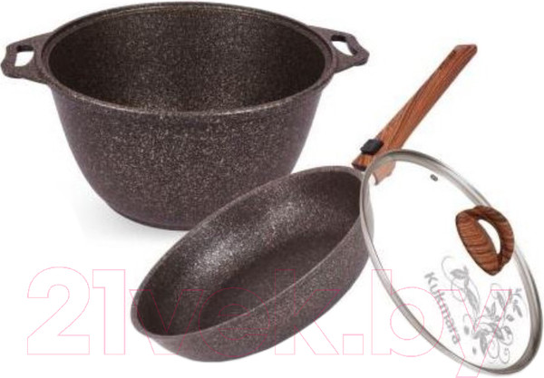 Изображение товара Набор кухонной посуды Kukmara Granit Ultra Original №18 нкп18го
