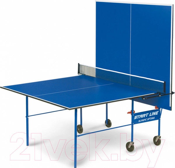 Изображение товара Теннисный стол Start Line Olympic Optima / 6023-2 (с сеткой, синий)