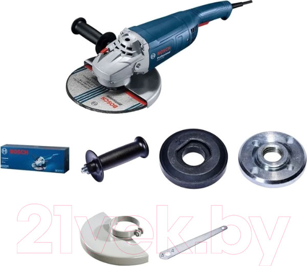 Изображение товара Профессиональная угловая шлифмашина Bosch GWS 2200 (0.601.8C1.320)