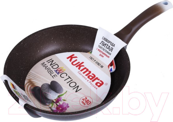 Изображение товара Сковорода Kukmara Индукция смки280а (кофейный мрамор)
