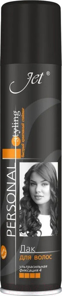Изображение товара Лак для укладки волос Jet Hair Объем и Стойкость (300мл)