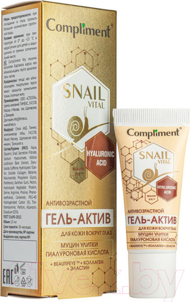 Изображение товара Гель для век Compliment Snail Vital Антивозрастной (25мл)