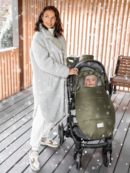 Изображение товара Конверт детский Amarobaby Snowy Travel / AMARO-6101-HK (хаки)