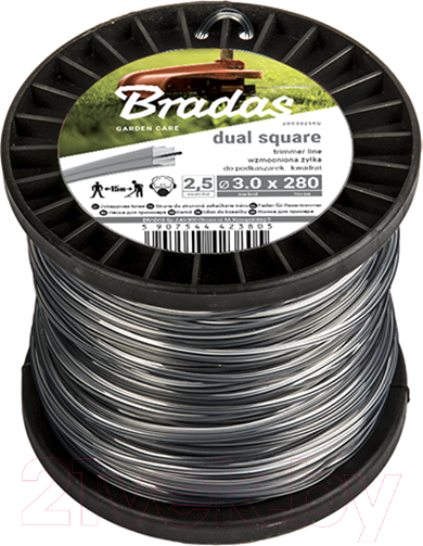 Изображение товара Леска для триммера Bradas Ripper Dual / ZRK30100S (квадрат)