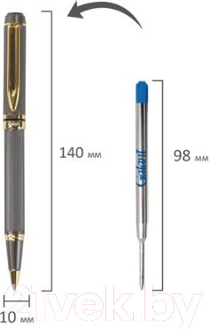 Изображение товара Ручка шариковая имиджевая Galant Dark Chrome / 140397 (синий)