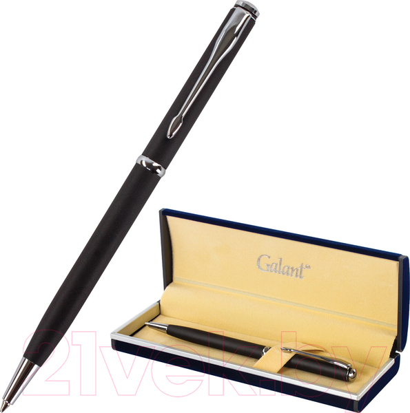 Изображение товара Ручка шариковая имиджевая Galant Arrow Chrome Grey / 140652 (синий)