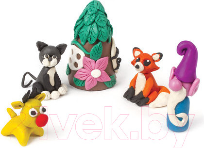 Изображение товара Пластилин Юнландия Юнландик-архитектор / 105031 (24цв)