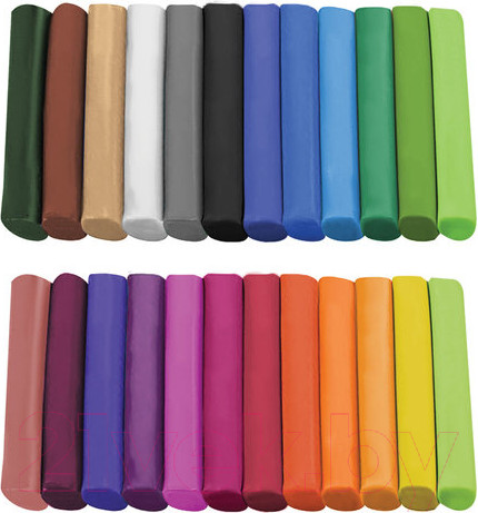 Изображение товара Пластилин Юнландия Юнландик-архитектор / 105031 (24цв)