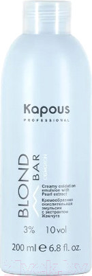 Изображение товара Эмульсия для окисления краски Kapous Professional Blond Cremoxon с экстр жемчуга 3% (200мл)