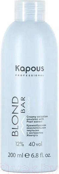 Изображение товара Эмульсия для окисления краски Kapous Blond Cremoxon с экстр жемчуга 12% (200мл)