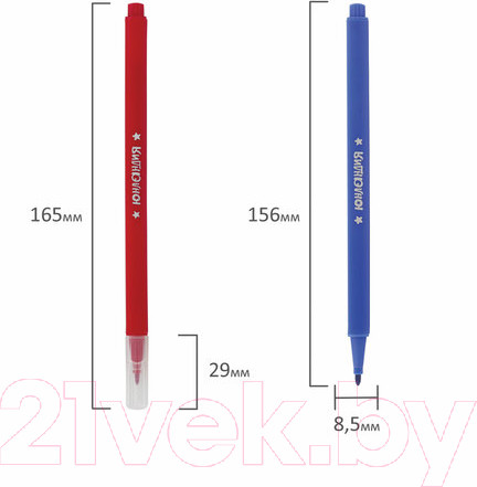 Изображение товара Фломастеры Юнландия Зоопарк / 151425 (12шт)