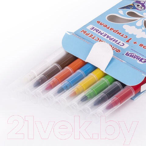 Изображение товара Фломастеры Юнландия Юный волшебник / 151651 (8шт)