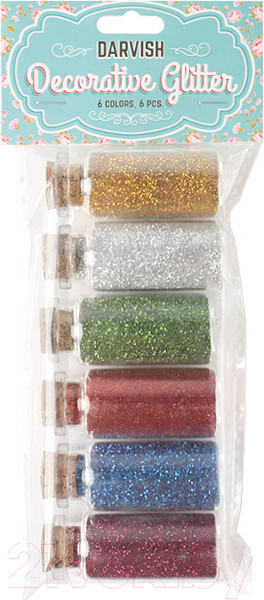 Изображение товара Блестки для декорирования Darvish DV-11775 (6цв)