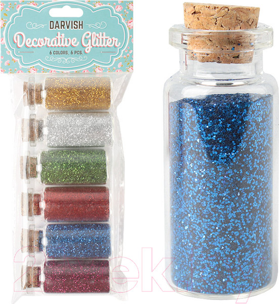 Изображение товара Блестки для декорирования Darvish DV-11775 (6цв)