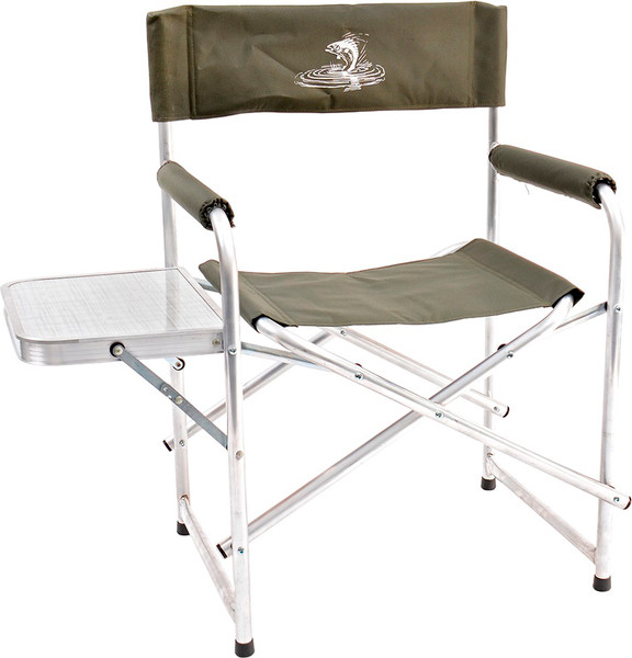 Изображение товара Кресло складное НПО Кедр Базовый со столиком / AKS-04 (алюминий)